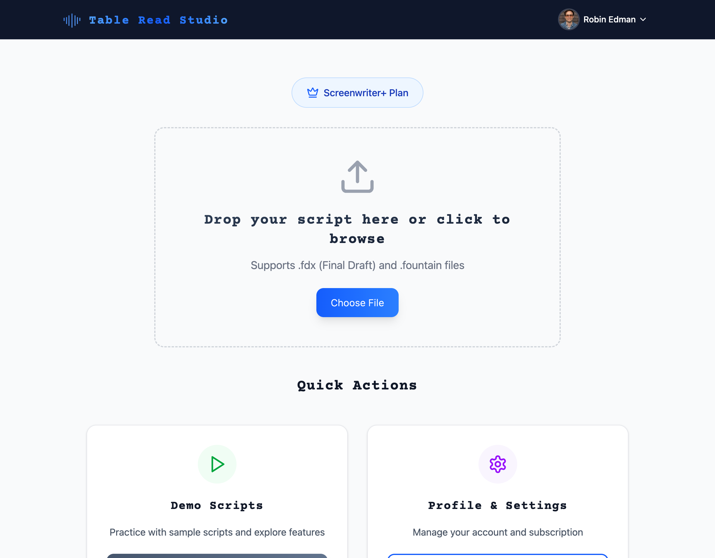 Load script interface